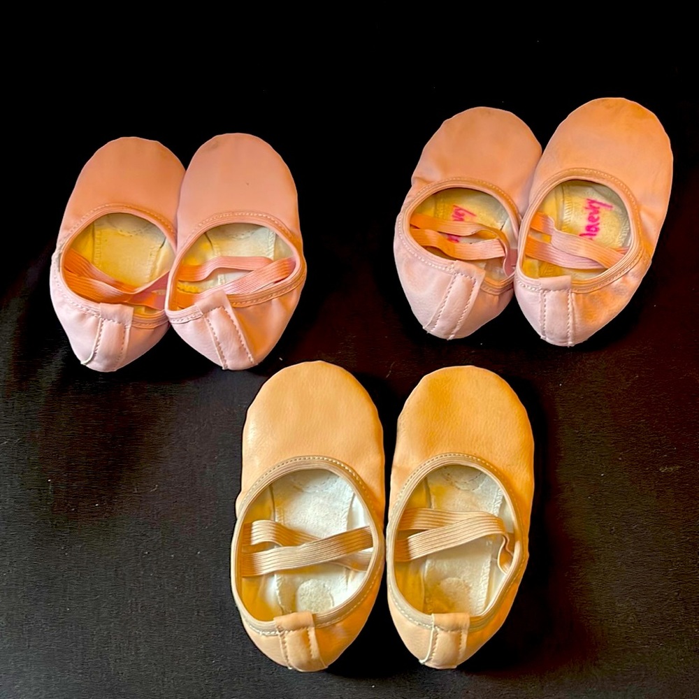Stella Ballet shoes THREE pair included in sale